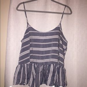 Peplum tank top